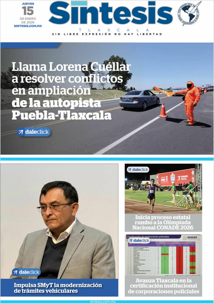 Portada de Síntesis de Tlaxcala (M&eacute;xico)