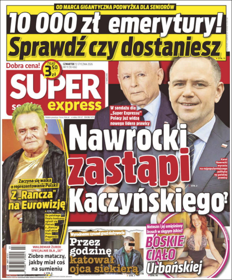 Portada de Super Express (Polonia)