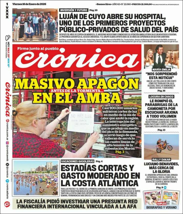 Portada de La Voz del Chaco (Argentina)