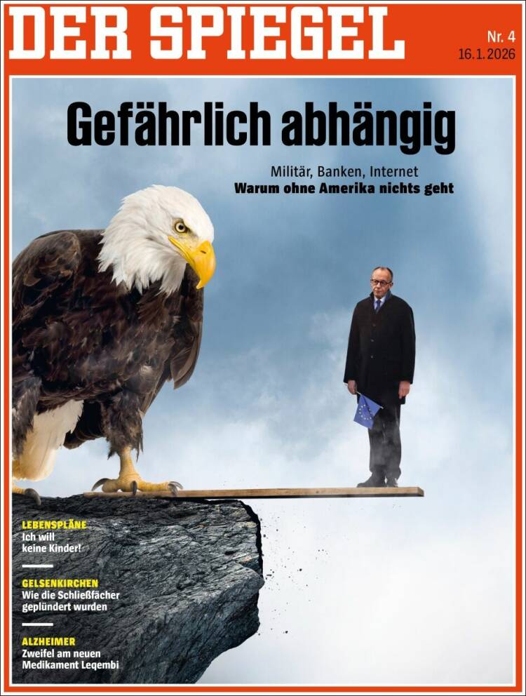 Portada de Der Spiegel (Alemania)