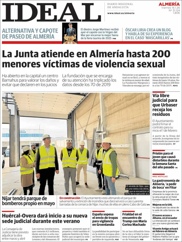 Portada de Ideal Almeria (Espa&ntilde;a)
