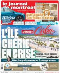 Portada de Le Journal de Montréal (Canada)