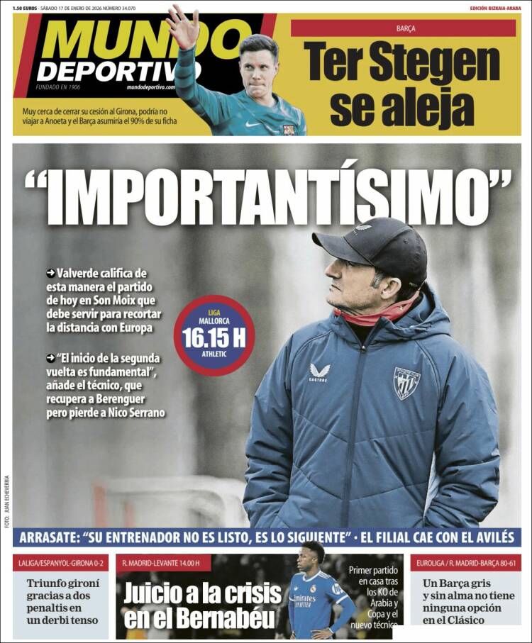 Portada de Mundo Deportivo Bizkaia (Spain)