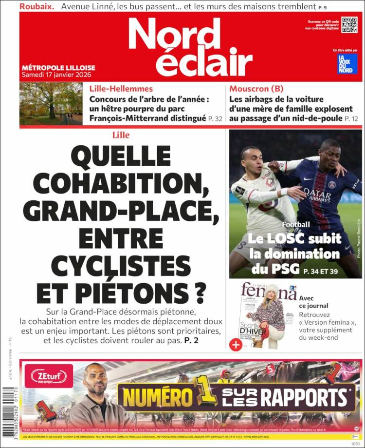 Portada de Nord Éclair (Francia)