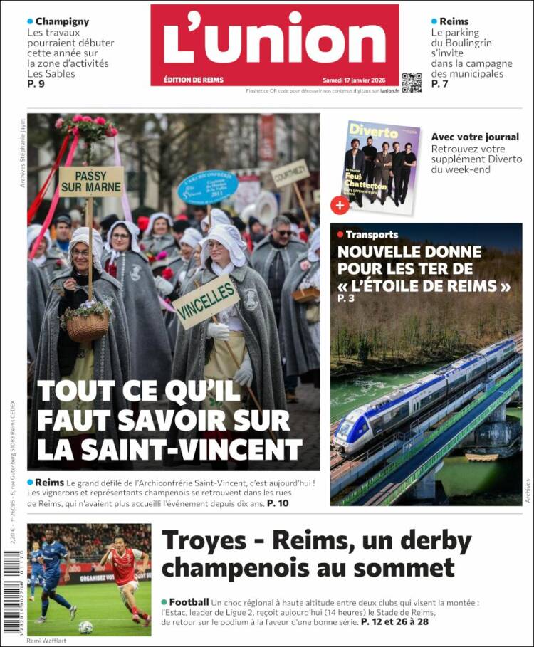 Portada de L'Union (Francia)