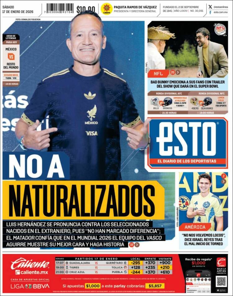 Portada de Esto (Mexico)
