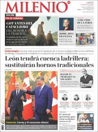 Portada de Milenio de León (M&eacute;xico)