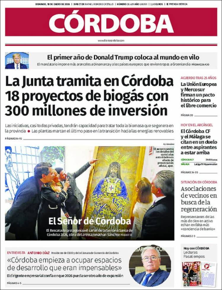 Portada de Diario de Córdoba (Espa&ntilde;a)