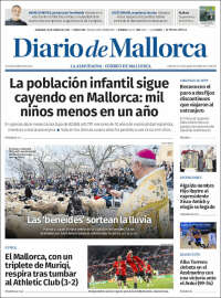 Portada de Diario de Mallorca (Espa&ntilde;a)