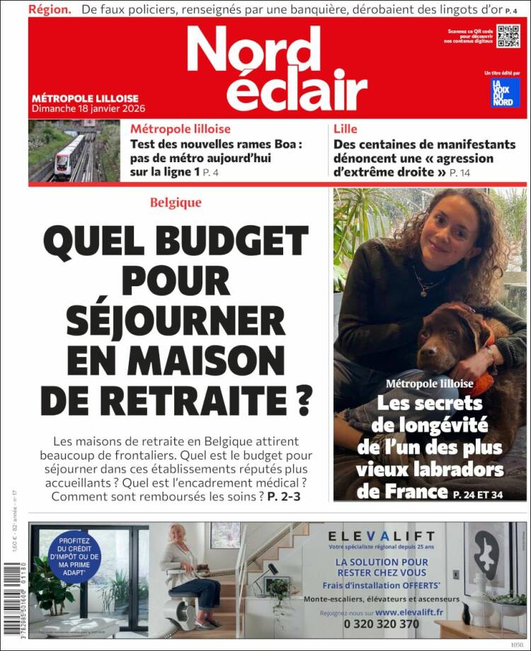Portada de Nord Éclair (Francia)