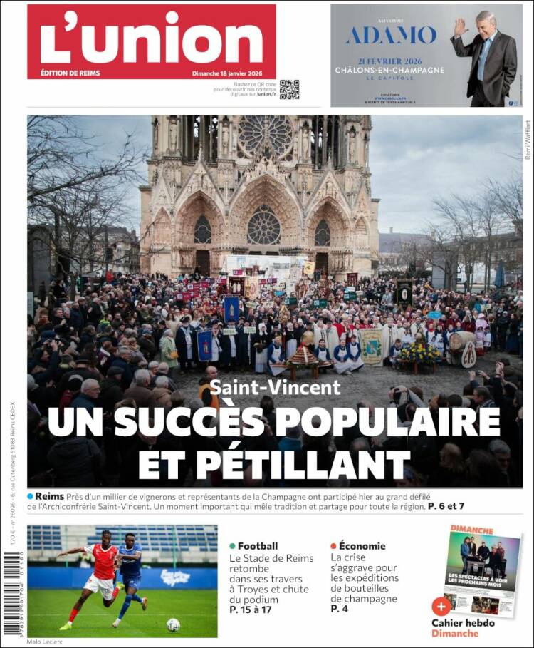 Portada de L'Union (Francia)