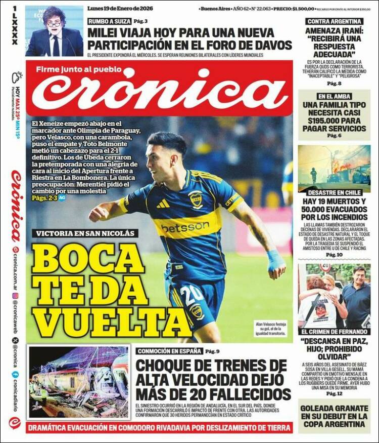 Portada de La Voz del Chaco (Argentina)