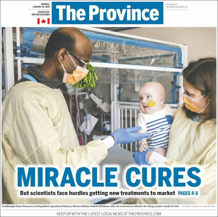 Portada de The Province (Canad&aacute;)