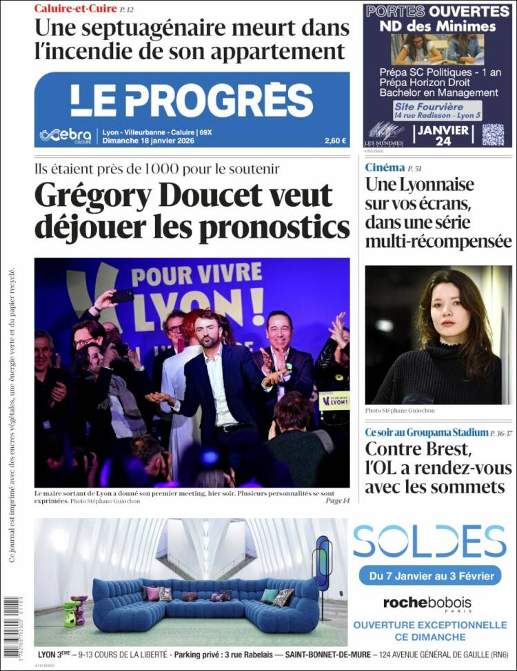 Portada de Progres de Fecamp (Francia)