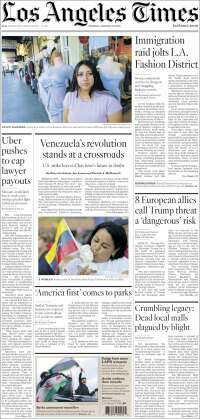Portada de Los Angeles Times (&Eacute;tats-Unis)