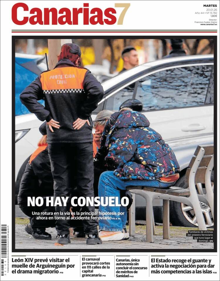 Portada de Canarias 7 (Espa&ntilde;a)