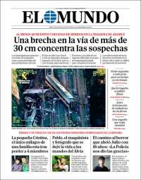 Portada de El Mundo (Espa&ntilde;a)