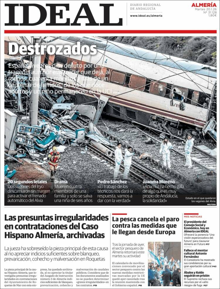 Portada de Ideal Almeria (Espa&ntilde;a)