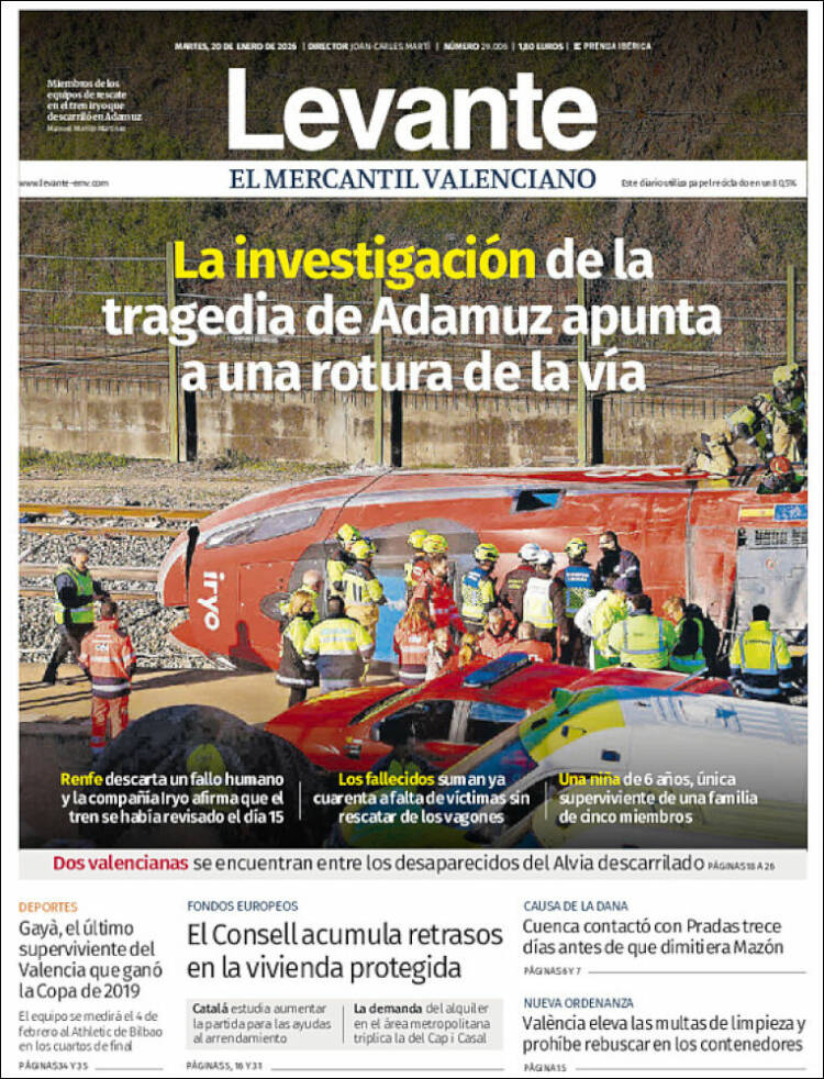 Portada de Levante (Espa&ntilde;a)