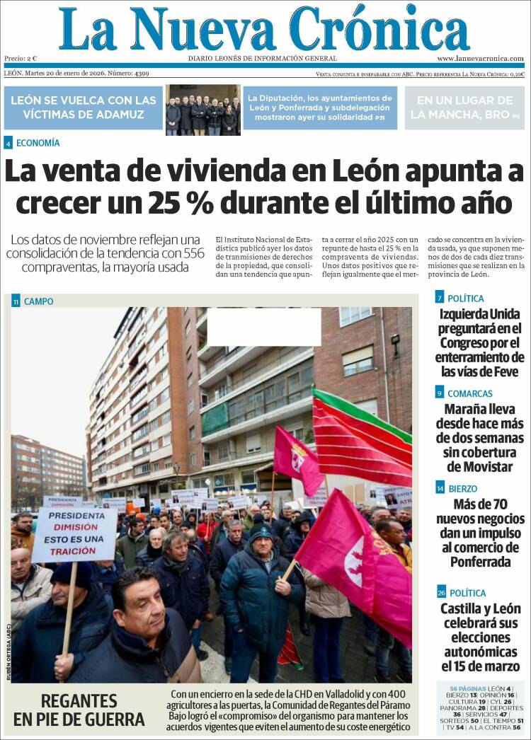 Portada de La Nueva Crónica (Espa&ntilde;a)