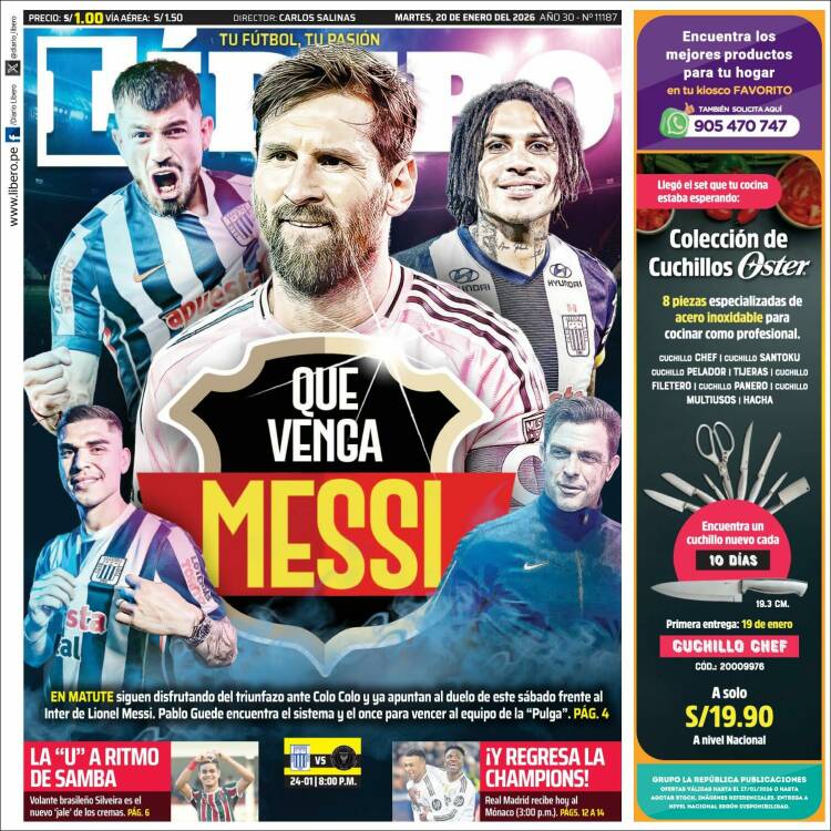 Portada de Líbero (Per&uacute;)