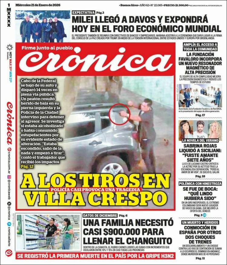 Portada de La Voz del Chaco (Argentina)