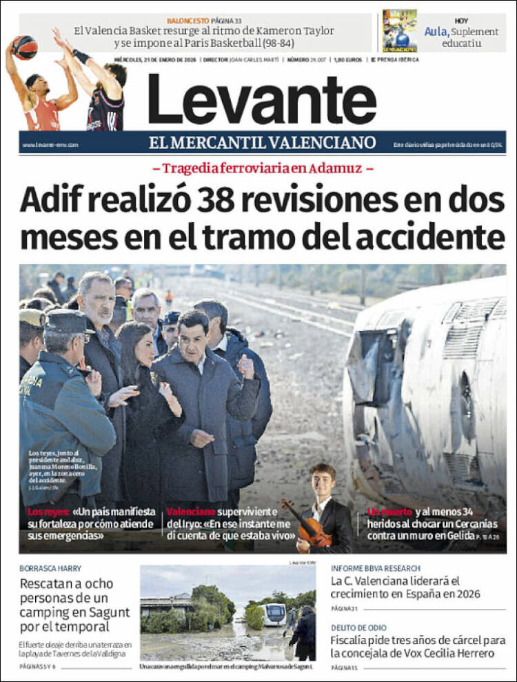 Portada de Levante (Espa&ntilde;a)