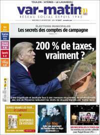Portada de Var-Matin (Francia)
