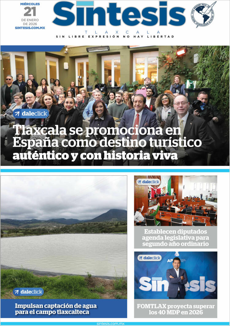 Portada de Síntesis de Tlaxcala (M&eacute;xico)