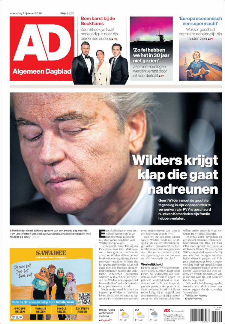 Portada de AD (Pa&iacute;ses Bajos)