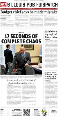 Portada de St. Louis Post-Dispatch (USA)