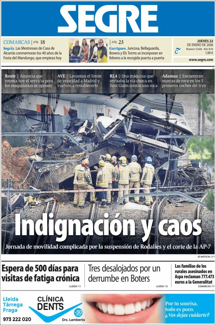 Portada de Segre  (Espa&ntilde;a)