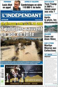 Portada de Le Indépendant (France)