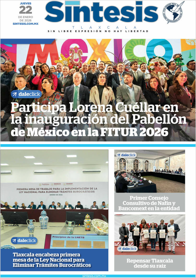 Portada de Síntesis de Tlaxcala (M&eacute;xico)