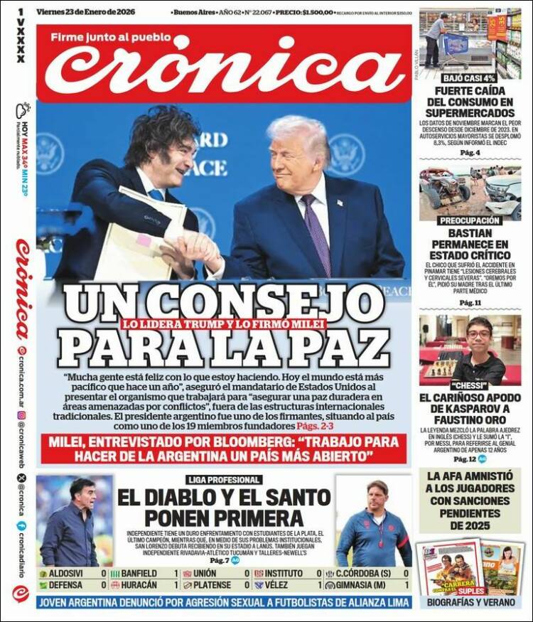 Portada de La Voz del Chaco (Argentina)