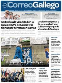 Portada de El Correo Gallego (Espa&ntilde;a)