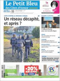 Portada de Le Petit Bleu (Francia)