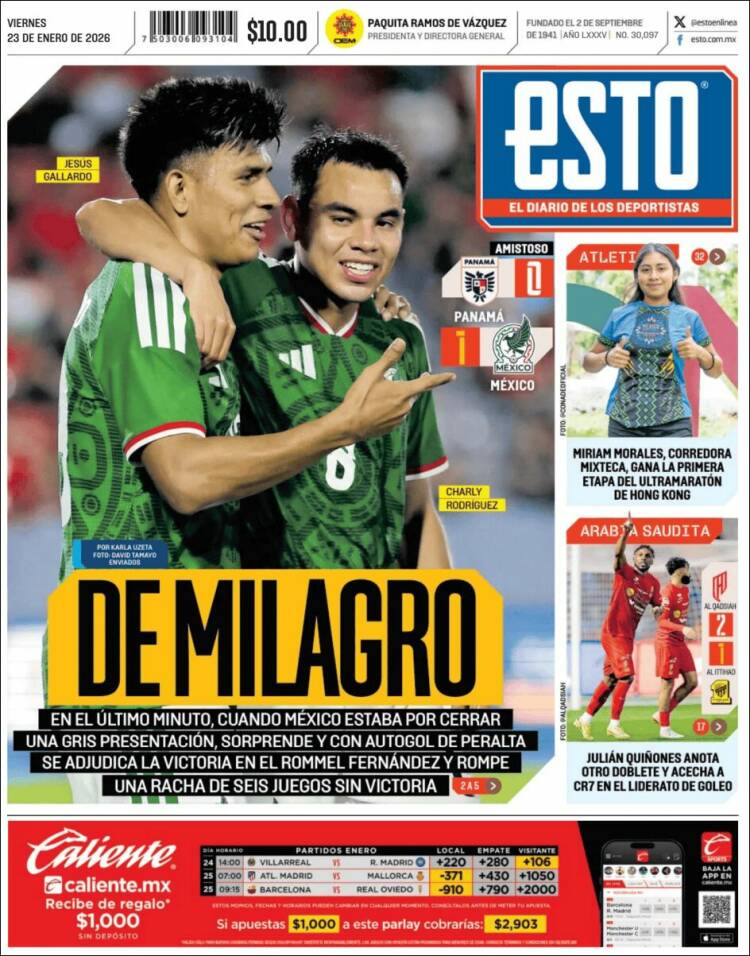 Portada de Esto (M&eacute;xico)