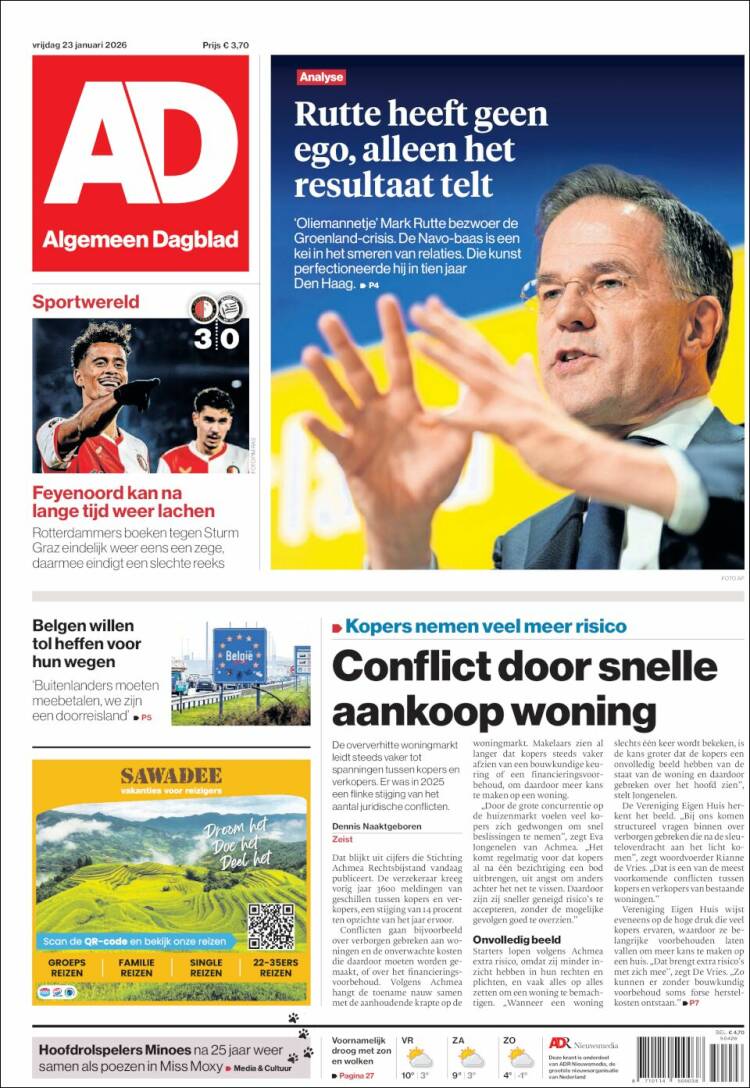 Portada de AD (Pa&iacute;ses Bajos)