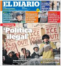 Portada de El Diario NY (&Eacute;tats-Unis)