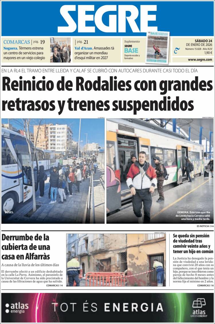 Portada de Segre  (Espa&ntilde;a)