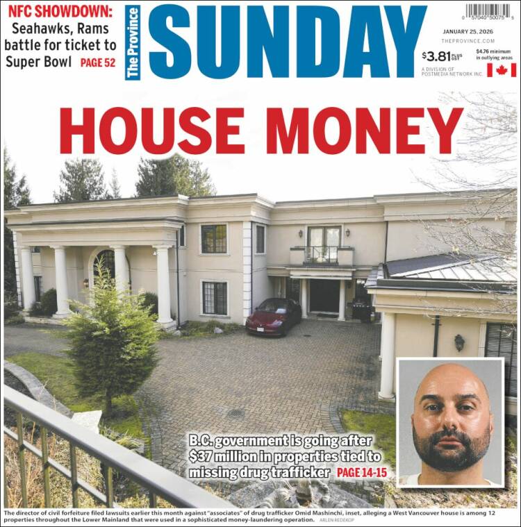 Portada de The Province (Canad&aacute;)