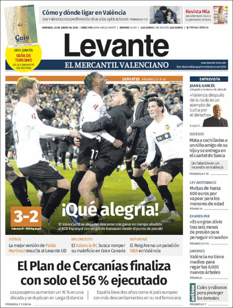 Portada de Levante (Espa&ntilde;a)