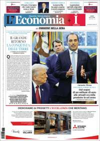 Portada de L'Economia (Italia)