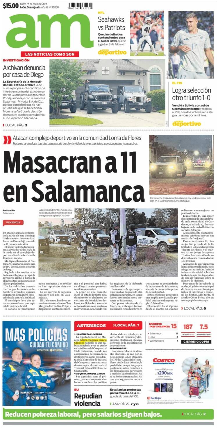 Portada de Al Día A.M. (M&eacute;xico)