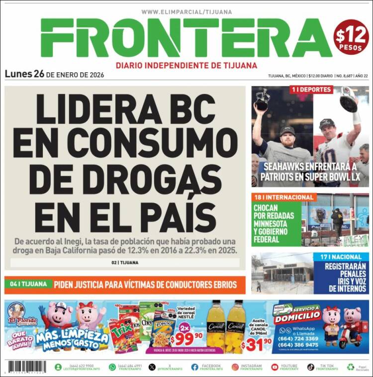 Portada de Frontera (M&eacute;xico)