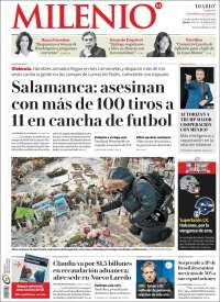 Portada de Milenio (M&eacute;xico)