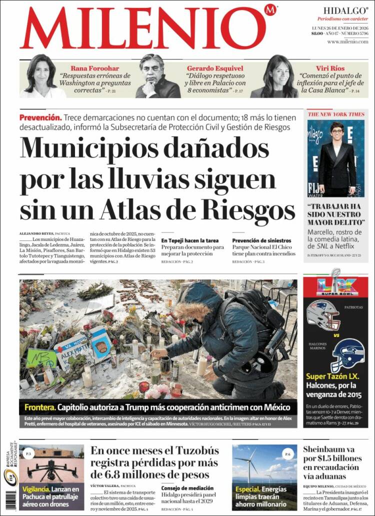 Portada de Milenio de Hidalgo (M&eacute;xico)
