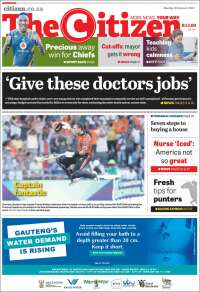 Portada de The Citizen (Sud&aacute;frica)