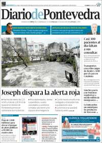 Portada de Diario de Pontevedra (Espa&ntilde;a)